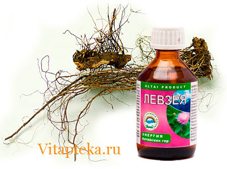 Настойка левзеи (маральего корня) 100 мл